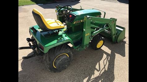 john deere 318 with loader